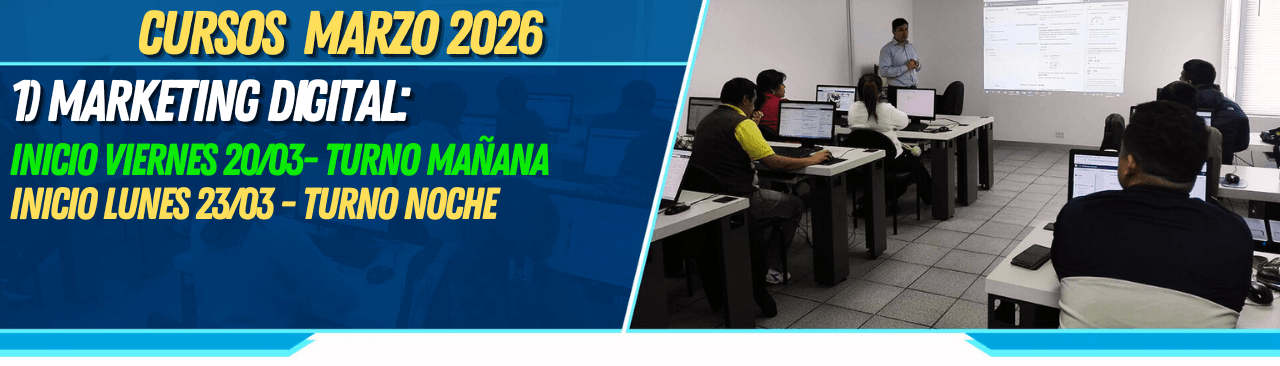 curso marketing digital marzo 2026