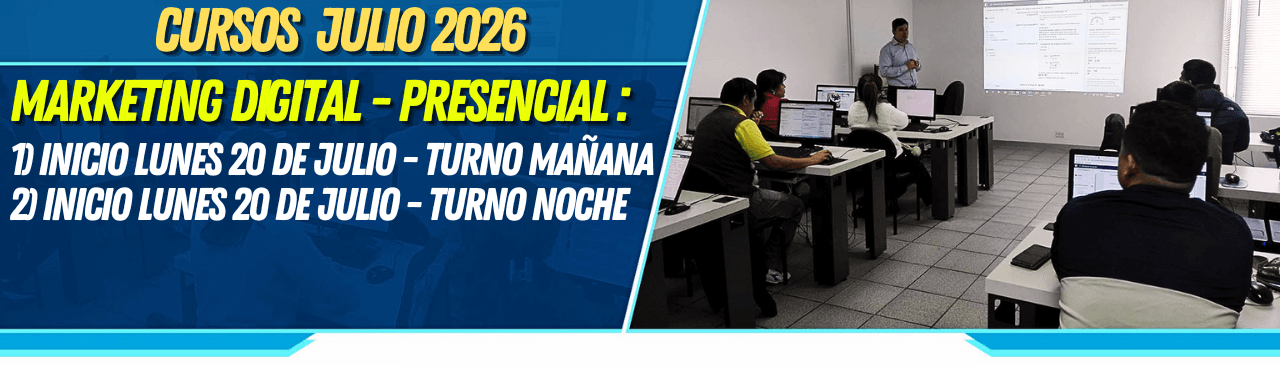 curso de marketing digital julio 2026