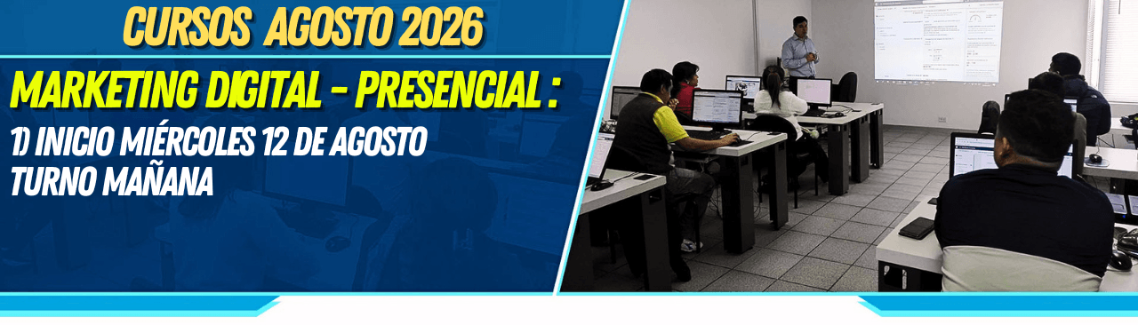 curso de marketing digital agosto 2026
