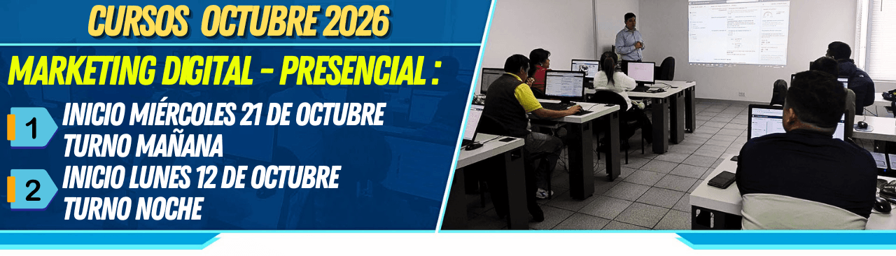 cursos marketing digital octubre 2026-2